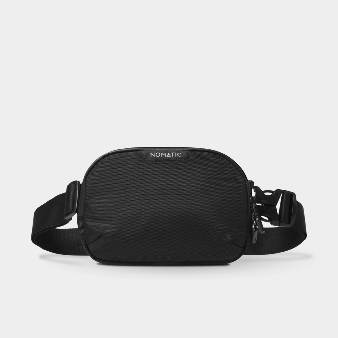 Nomatic Access Sling Black Strap Front View#color_black