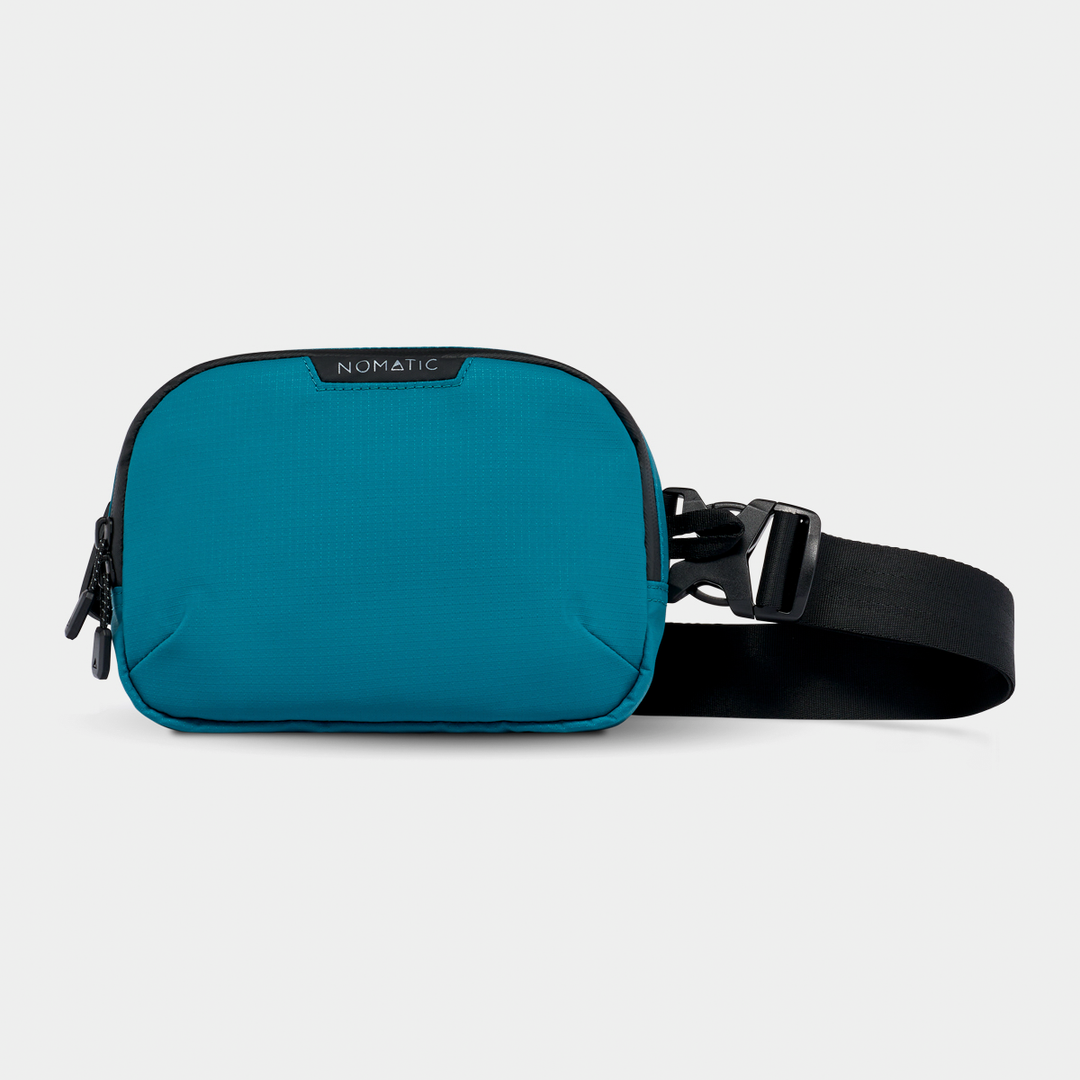 Nomatic Access Sling Juniper Strap Front Side View#color_juniper