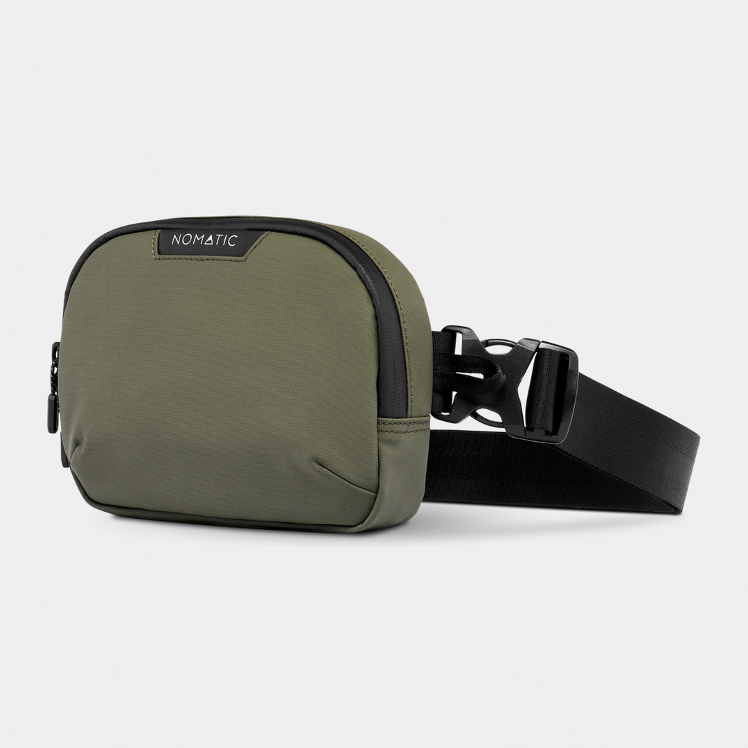 Nomatic Access Sling Olive Strap Side View#color_olive