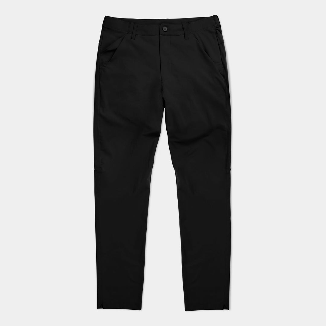 Classic Cut Black Outset Pant Front #color_black#color_black