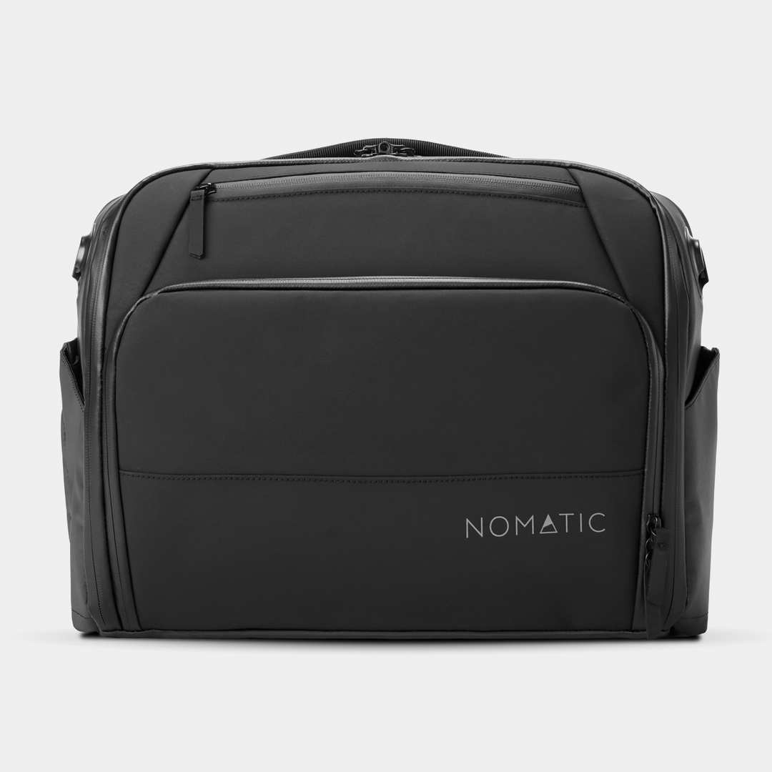 Nomatic Black Messenger Bag Front View