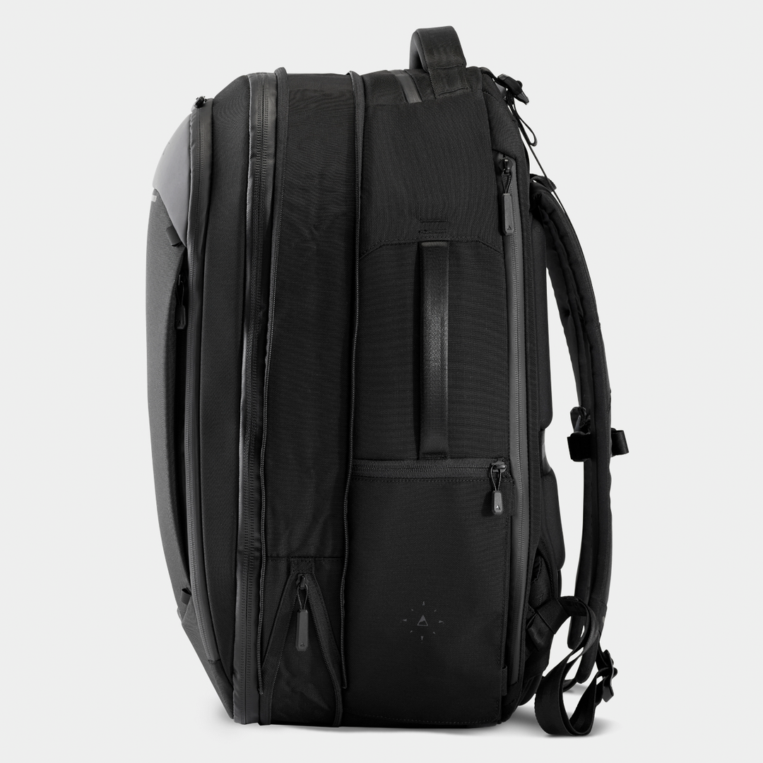 Nomatic Black Travel Backpack 32L Expansion View