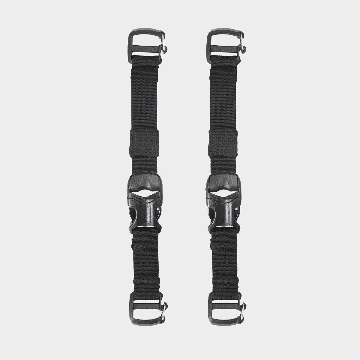 Two Black McKinnon accessory straps