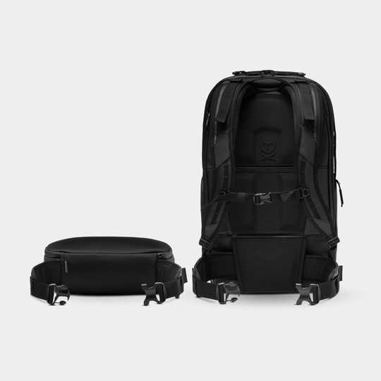 Black McKinnon Waist Strap and Backpack