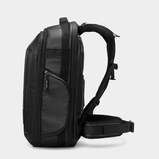 Nomatic Black McKinnon Camera Pack 35L Straps Side View