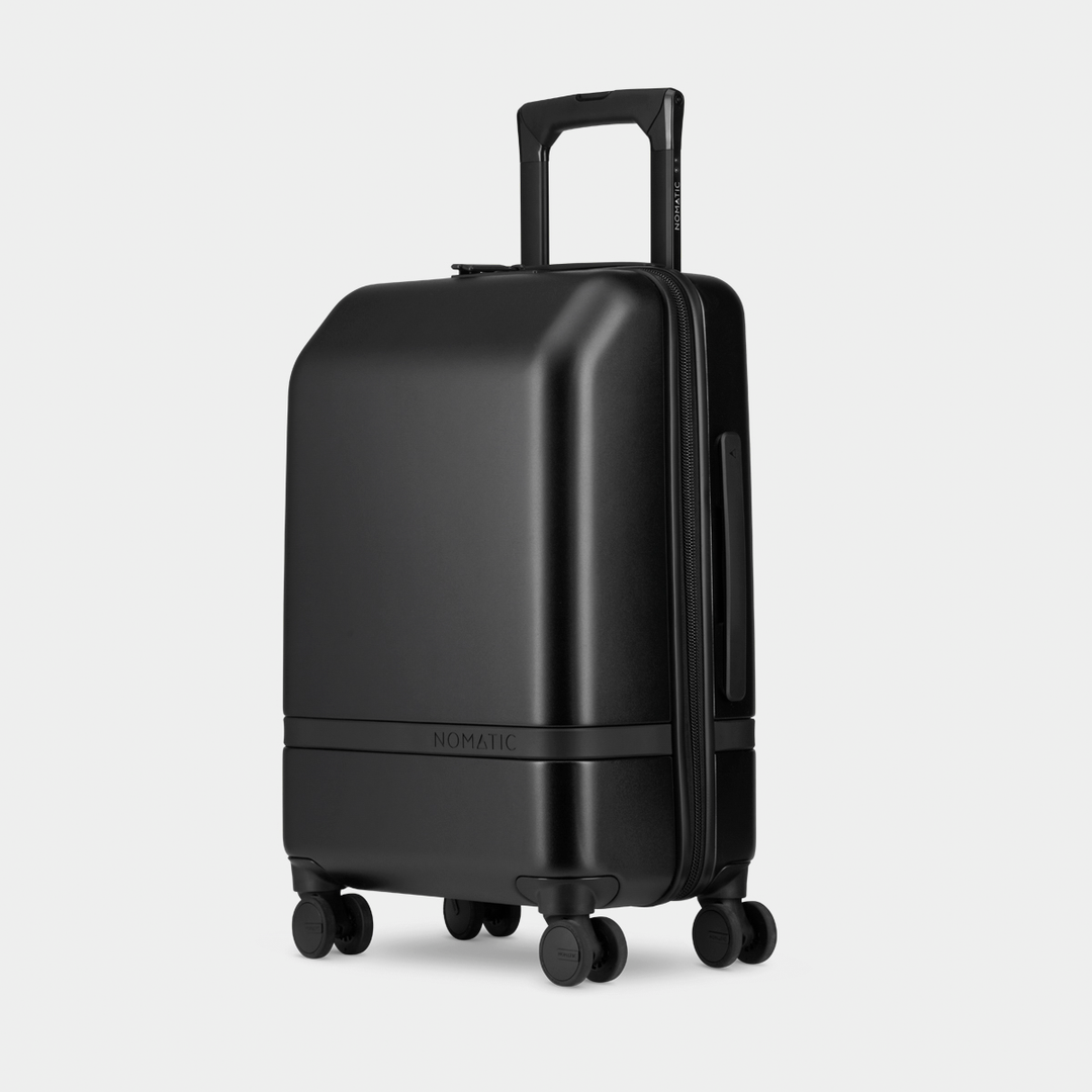 Nomatic Carry-On Classic Black Front Angle View#color_black