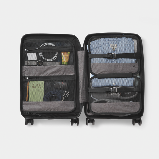 Nomatic Carry-On Classic Black Inside View With Items#color_black