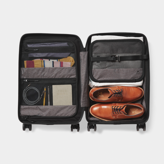 Nomatic Carry-On Pro Black Inside View