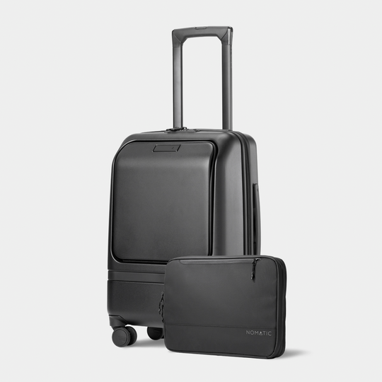 Nomatic Carry-On Pro Black Front Angle View