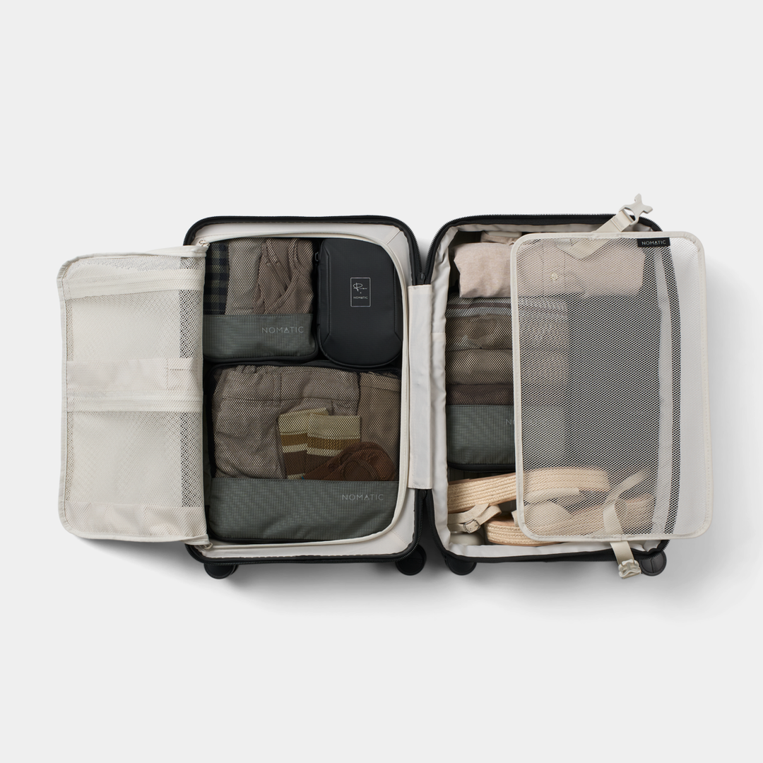 Inside view of the Method Luggage Carry-On without divisions
#color_moss