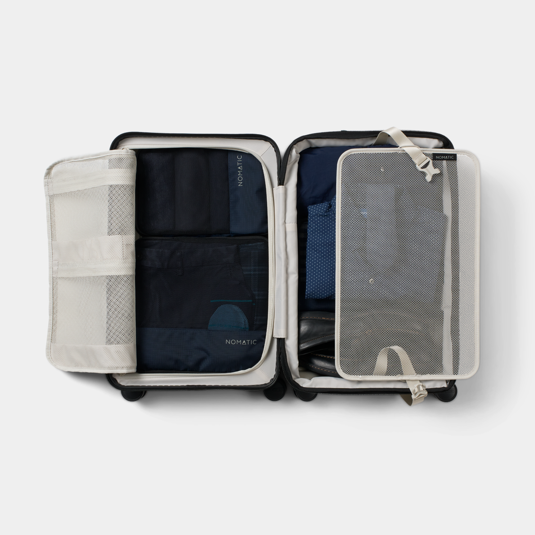 Inside view of the Method Luggage Carry-On without divisions
#color_navy