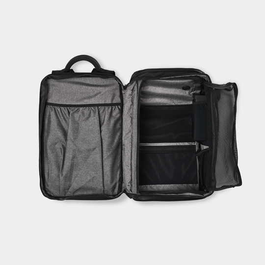 Nomatic Black Travel Pack Inside view#color_black