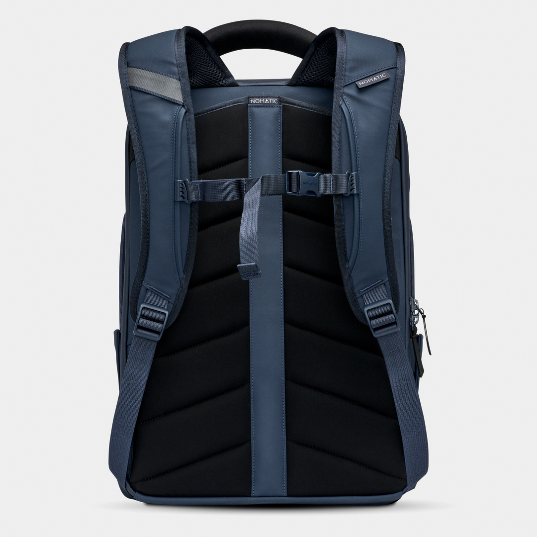 Nomatic Navy Travel Pack Back View#color_navy