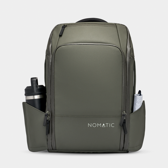 Nomatic Olive Travel Pack Front View#color_olive