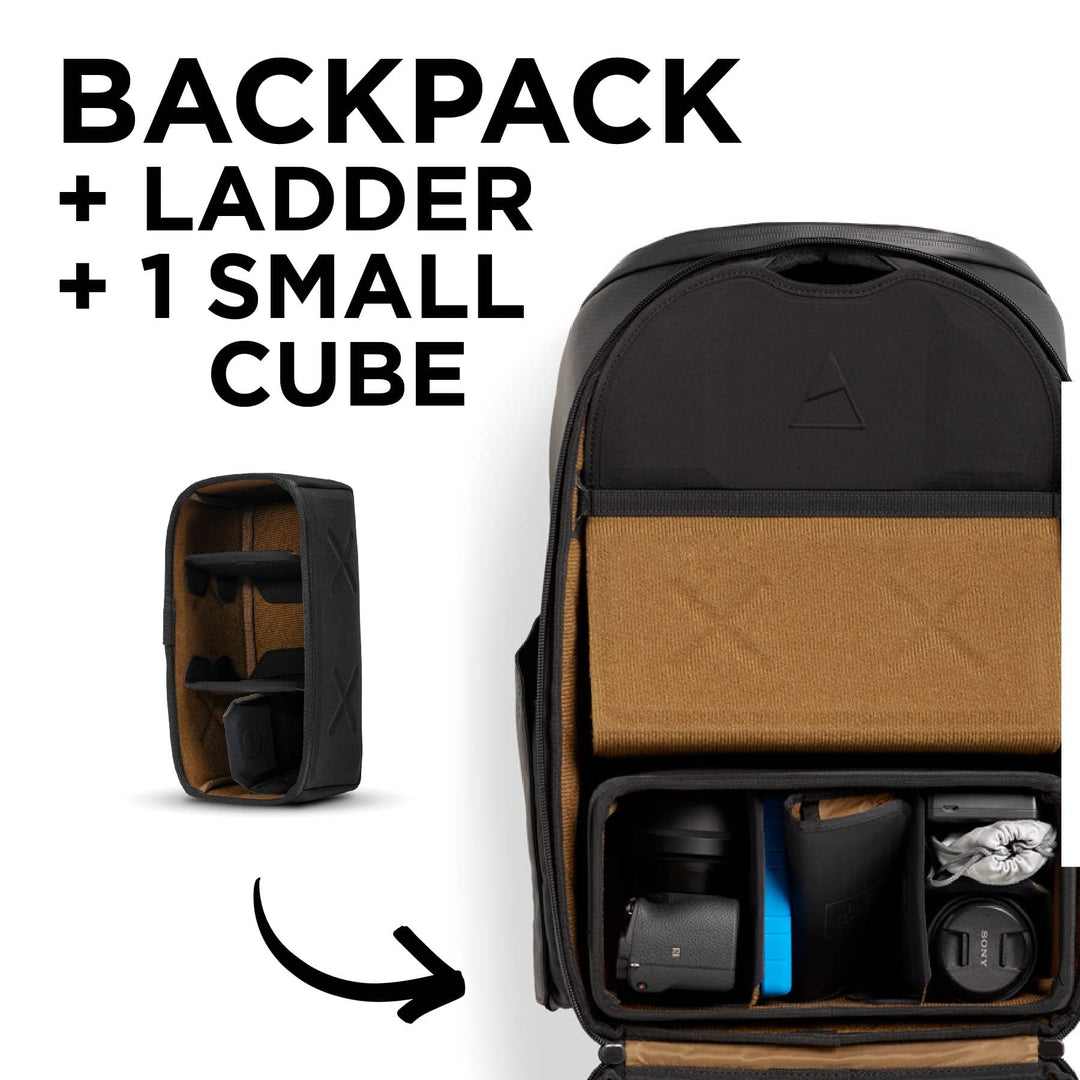 McKinnon Camera Pack 25L Backpack, Ladder, Small Cube#bundle_25l-pack-1-small-cube